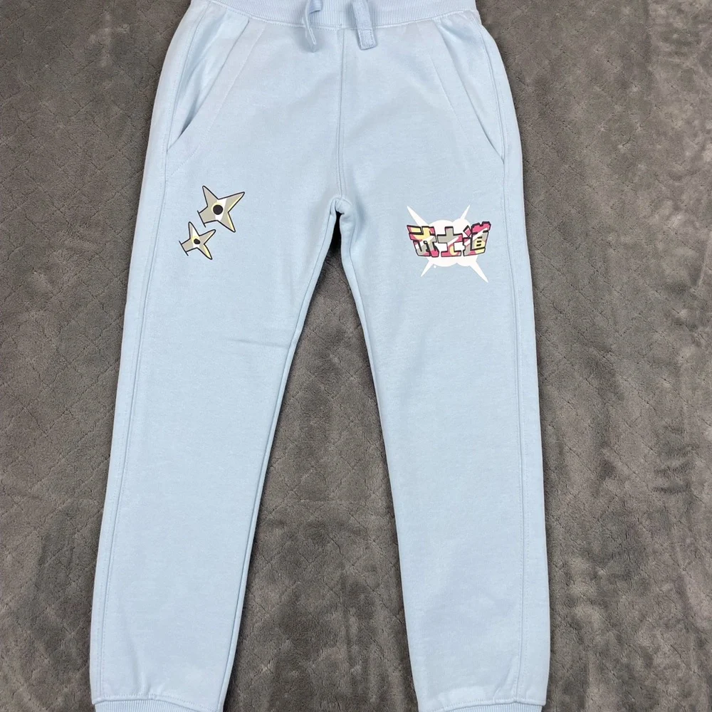 Jordan Craig Kids Sky Blue Graphic Joggers‎
